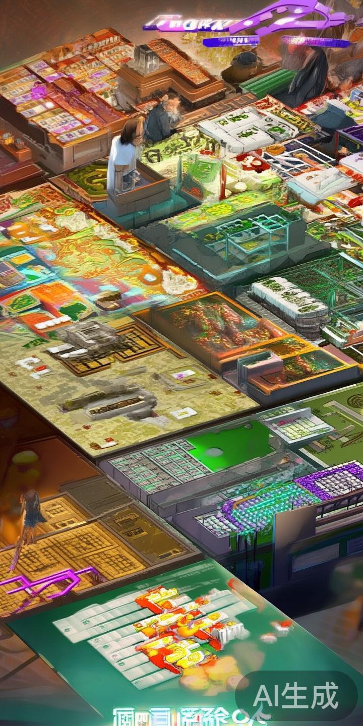 多样化的游戏选择：模拟经典的棋牌游戏如麻将、斗地主